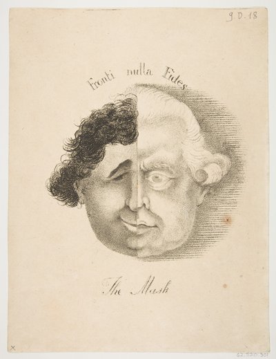 Naamio, 21. toukokuuta 1783. tekijältä James Sayers