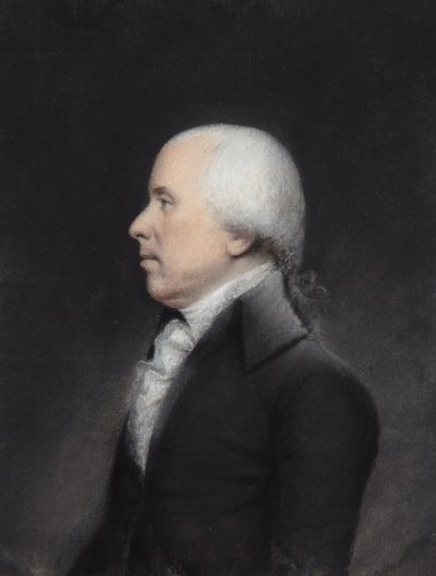 Tohtori Benjamin Rush (pastelli harmaalla paperilla) tekijältä James Sharples