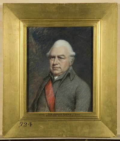 Sir Joseph Banks, englantilainen luonnontieteilijä tekijältä James Sharples
