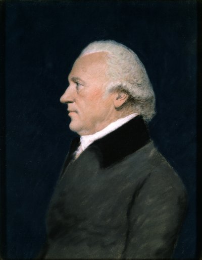 Sir William Herschel, n. 1805 (pastelli harmaalle paperille) tekijältä James Sharples