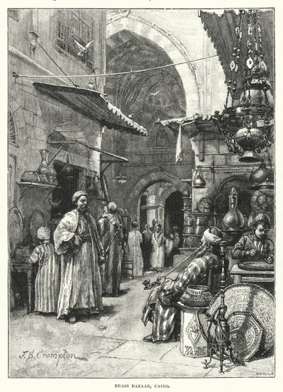Brass Bazaar, Kairo (kaiverrus) tekijältä James Shaw Crompton