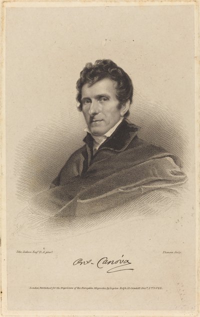 Antonio Canova tekijältä James Thomson possibly after John Jackson