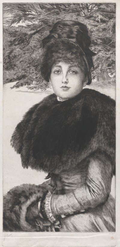 Talvikävely, 1880. tekijältä James Tissot