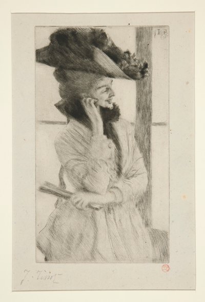 Ikkunalla tekijältä James Tissot