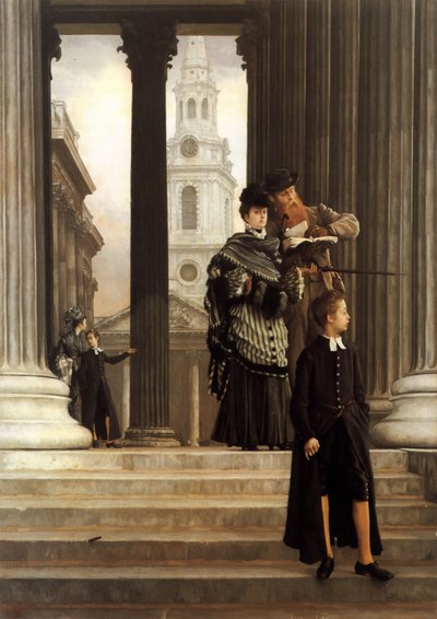 Lontoon vierailijat tekijältä James Jacques Joseph Tissot