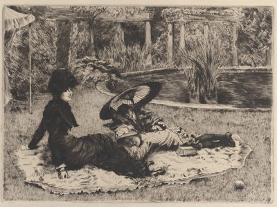 Ruoholla, 1880. tekijältä James Tissot