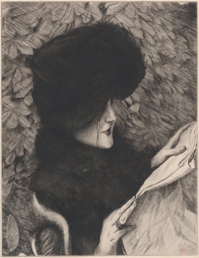 Sanomalehti, 1883. tekijältä James Tissot