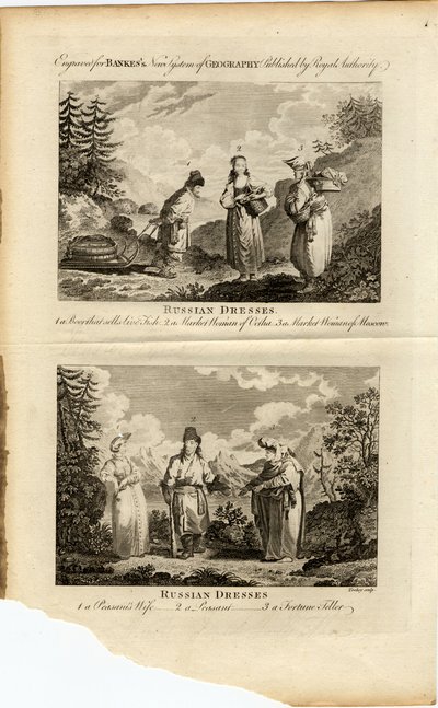 Venäläiset mekot, noin 1775 tekijältä James Tookey