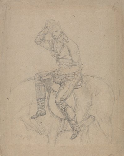 Sir Charles Blunt villisian kuolemassa: tutkimus yhtä Wardin vuonna 1815 toteuttamaa neljän maalauksen sarjaa varten. tekijältä James Ward