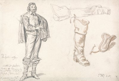 Tutkimuksia Anthony van Dyckin Arthur Goodwinin muotokuvan mukaan tekijältä James Ward