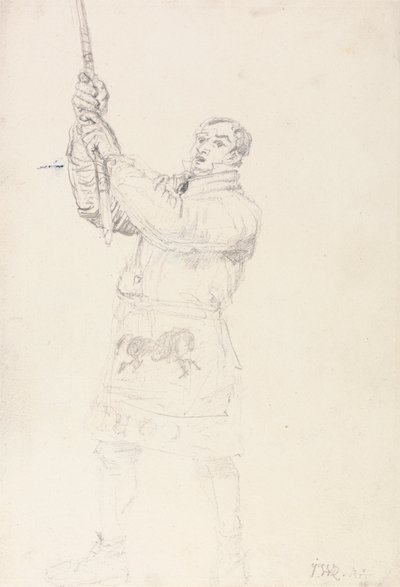 Tutkimus Draymanista (Study for "Sides - all") tekijältä James Ward