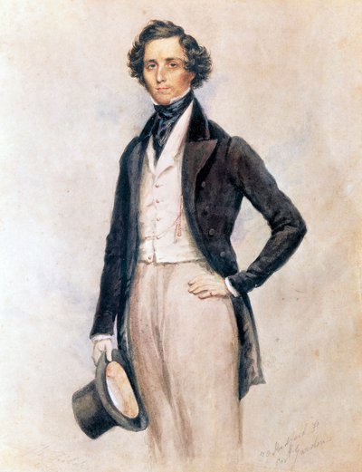 Felix Mendelssohn Bartholdyn muotokuva (Hamburg tekijältä James Warren (after) Childe