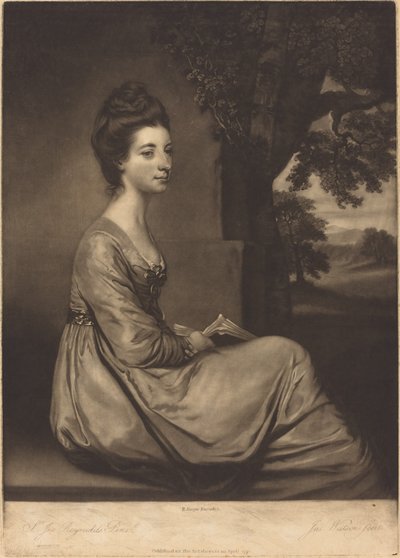 Jemima kreivitär Cornwallis tekijältä James Watson after Sir Joshua Reynolds
