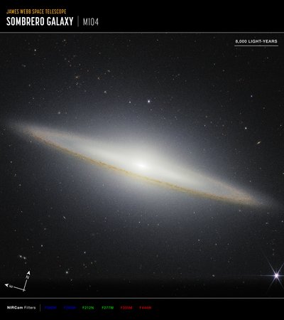 Galaxy Compass -hattu tekijältä James Webb Space Telescope (NASA)