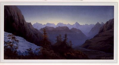 Aamunkoitto Alpeilla tekijältä James Whittet Smith