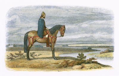 Kuningas Alfred suunnittelee Tanskan laivaston valtaamista tekijältä James William Edmund Doyle