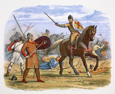 Robert, duc de Normandia, capturat a la batalla de Tinchebraye, Normandia, 1106 1864 finès tekijältä James William Edmund Doyle