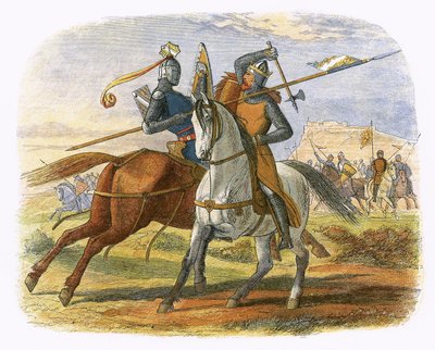 Sir Robert Bruce tappaa Sir Henry Bohunin tekijältä James William Edmund Doyle