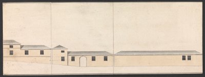 Cobham Hall, Kent: Elevation of Stables tekijältä James Wyatt