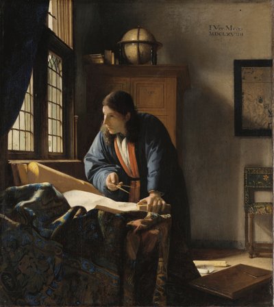 maantieteilijä tekijältä Jan (1632 75) Vermeer