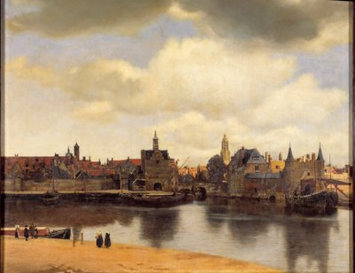 Näkymä Delftin kaupunkiin tekijältä Jan (1632 75) Vermeer