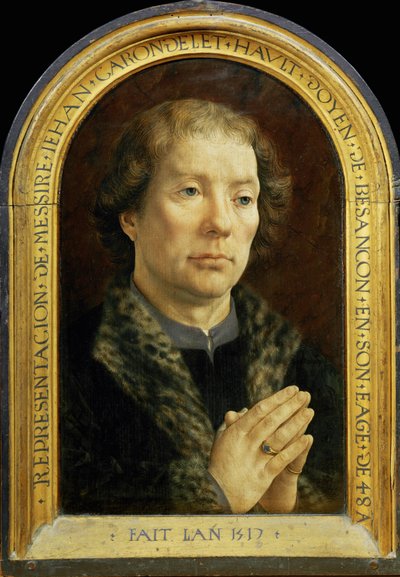 Carondelet-diptyykki: Jean Carondelet ... tekijältä Jan (c.1472 c.1533) Gossaert