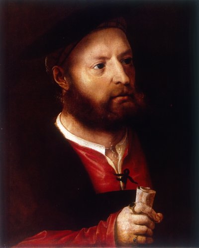 Miehen muotokuva (maalaus) tekijältä Jan (c.1472 c.1533) Gossaert