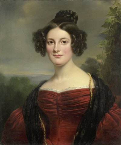 Catharina Annette Fraser (1815-92) tekijältä Jan Adam Kruseman