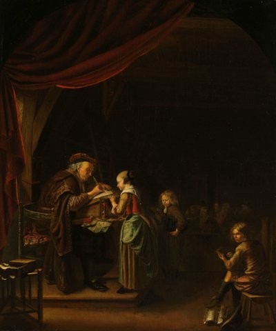 Koulumestari tekijältä Jan Adriaensz. van Staveren (copy after)
