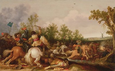 Ratsuväen taistelu tekijältä Jan Asselyn