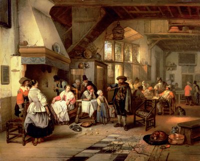Huonekalut ja erilaiset esineet 1100- ja 1300-luvuilta tekijältä Jan August Hendrik Leys