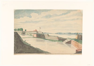 Fort Kraganoor lähellä Cochinia tekijältä Jan Brandes (signed by artist)