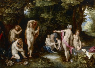 Diana ja Actaeon tekijältä Jan Brueghel the Elder