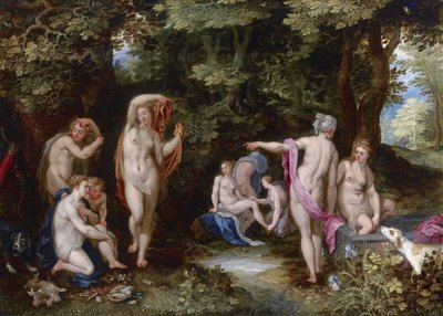 Diana ja Actaeon tekijältä Jan Brueghel the Elder