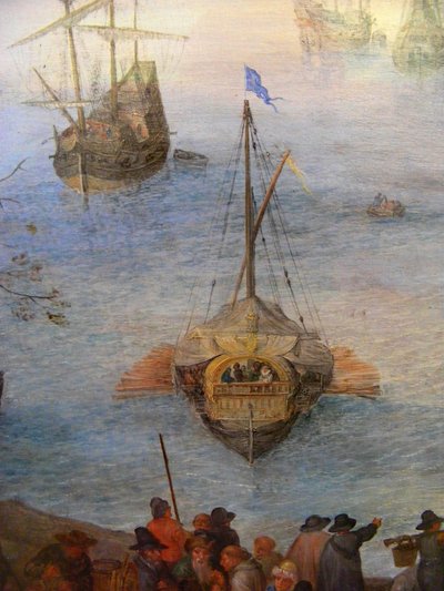 Suuret kalamarkkinat tekijältä Jan Brueghel the Elder