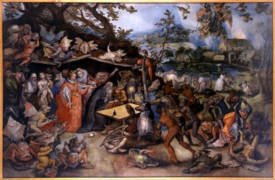 Tentaciones de San Antonio Abad tekijältä Jan Brueghel the Elder