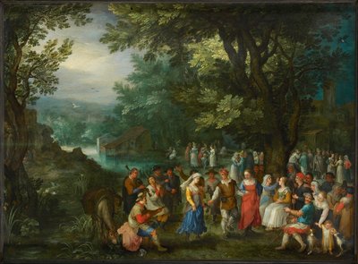 Häätanssi, 1596. tekijältä Jan Brueghel the Elder