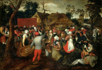 Häätanssi, n. 1600. tekijältä Jan Brueghel the Elder