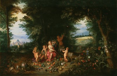 Maisema Ceresin kanssa (Allegoria Maasta) tekijältä Jan Brueghel the Younger