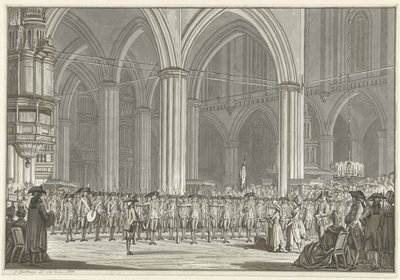 Pro Patria -seura uudessa kirkossa, 1786 tekijältä Jan Bulthuis (signed by artist)