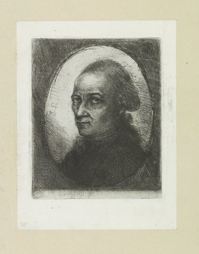 Zelfportret van Jan Chalon John Chalonin etsausten täydellinen työ / Oeuvre Complette des Eaux Fortes par Jean Chalon (sarjan nimi) tekijältä Jan Chalon
