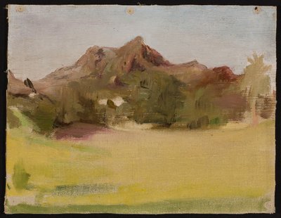 Landschaft mit Bergen. Aus der Reise nach Indien tekijältä Jan Ciągliński