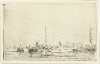 Jokinäköala kirkon tornilla tekijältä Jan Daniël Cornelis Carel Willem baron de Constant Rebecque