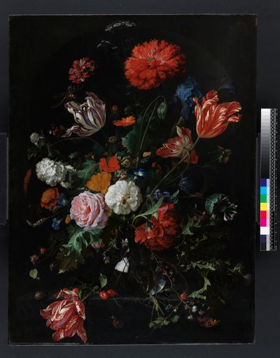 Kukkia lasimaljakossa, n. 1660 tekijältä Jan Davidsz de Heem