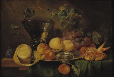 Asetelma Roemerin kanssa tekijältä Jan Davidsz de Heem