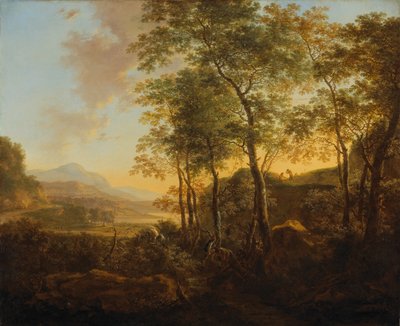 Metsäinen rinteessä Vista, n. 1645 tekijältä Jan Dirksz Both
