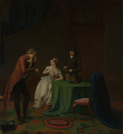 Keskustelukappale Hajuaisti, luultavasti 1791. tekijältä Jan Ekels the Younger