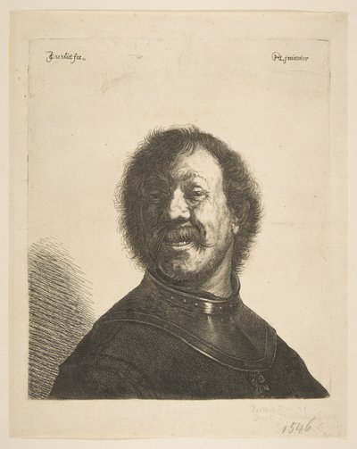 Naurava mies rotkossa, 1620-40. tekijältä Jan Georg van Vliet