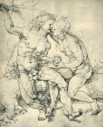 Adam ja Eeva, 1520-1525, 1943. tekijältä Jan Gossaert