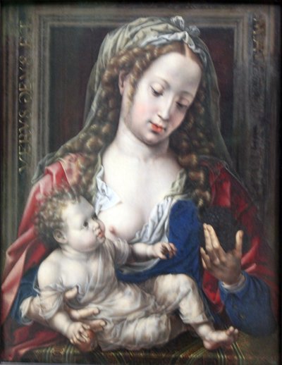 Saksa: Maria mit dem Kind Maria ja Kristuslapsi (Maria ja Kristuslapsi) tekijältä Jan Gossaert
